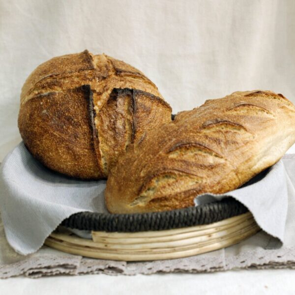 Chleb wiejski orkiszowy, okrągły