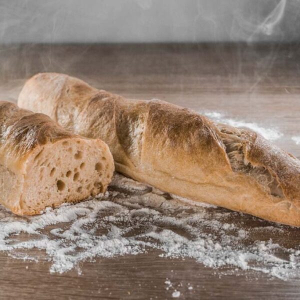 Bagietka orkiszowa na zakwasie